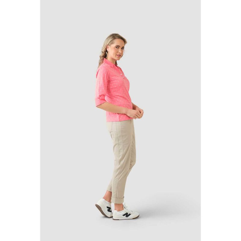 B Essentials Woven Collar Polo image number 3